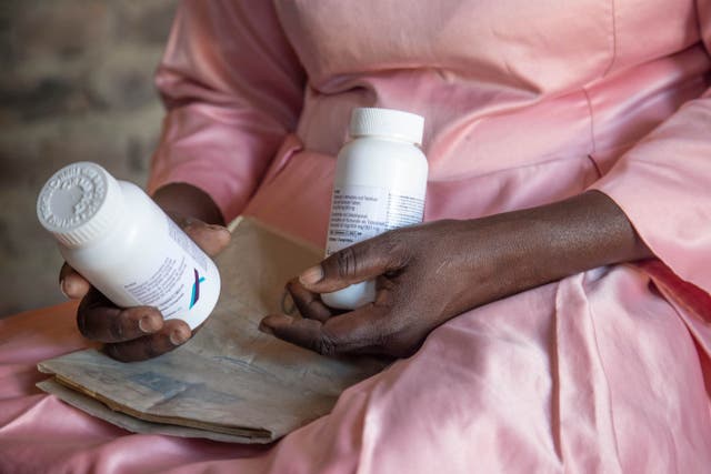 <p>HIV medication in Harare, Zimbabwe</p>