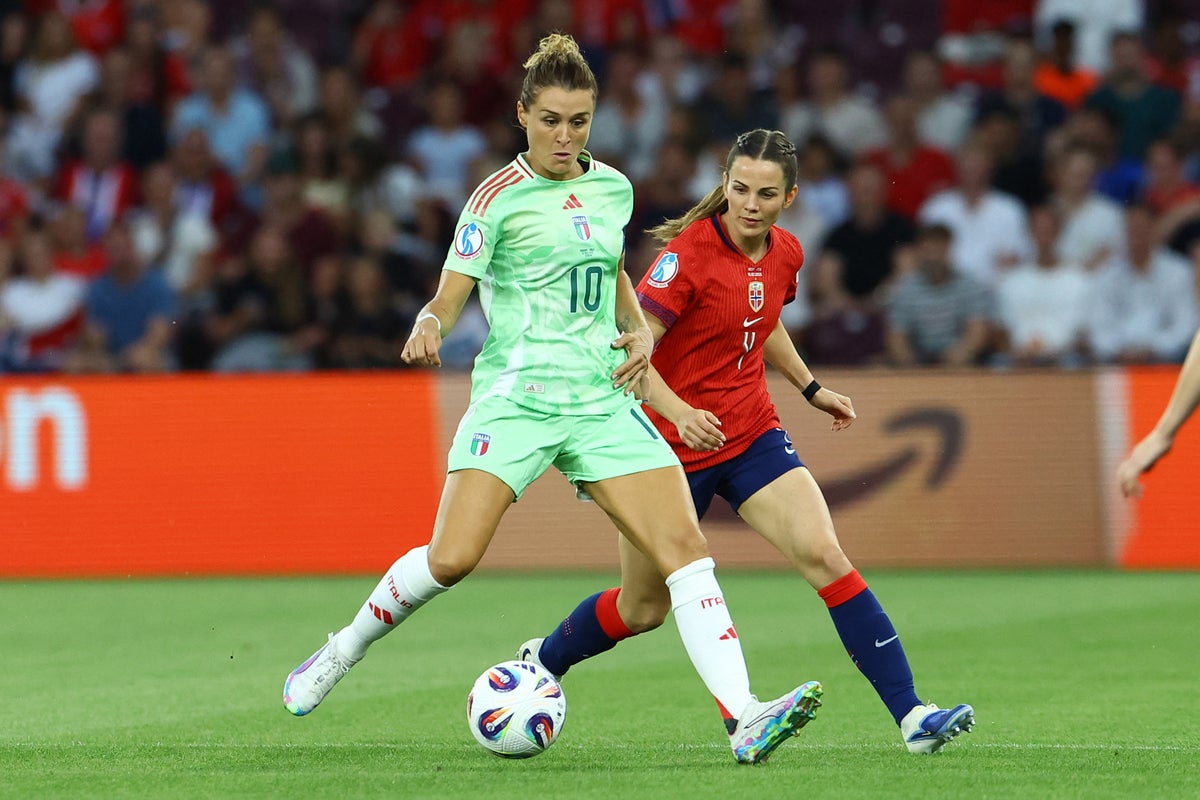 Norway v Italy live: Women’s Euro 2025 latest score and updates from opening quarter-final