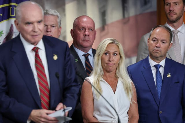 <p>Marjorie Taylor Greene asserted that a U.S. bill seeking to regulate stablecoin could lead to the Biblical end of times </p>