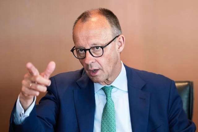 German chancellor Friedrich Merz (Markus Schreiber/AP)