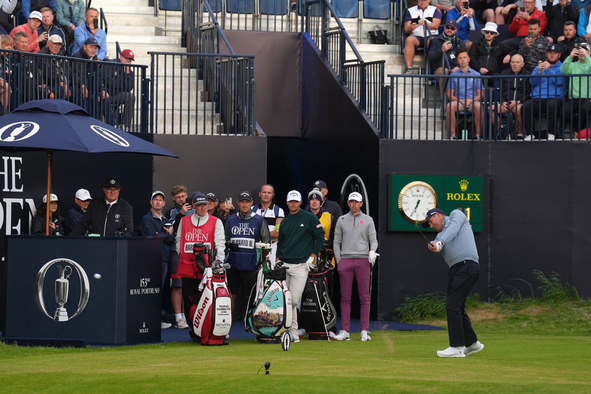 Padraig Harrington, Tom McKibbin Open Royal Portrush British Open