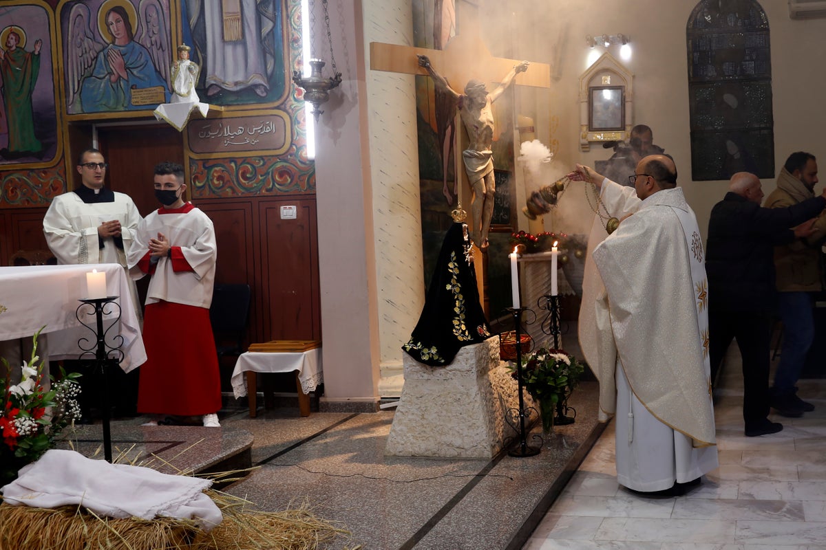 A parish priest and several injured as airstrikes hit a Gaza church