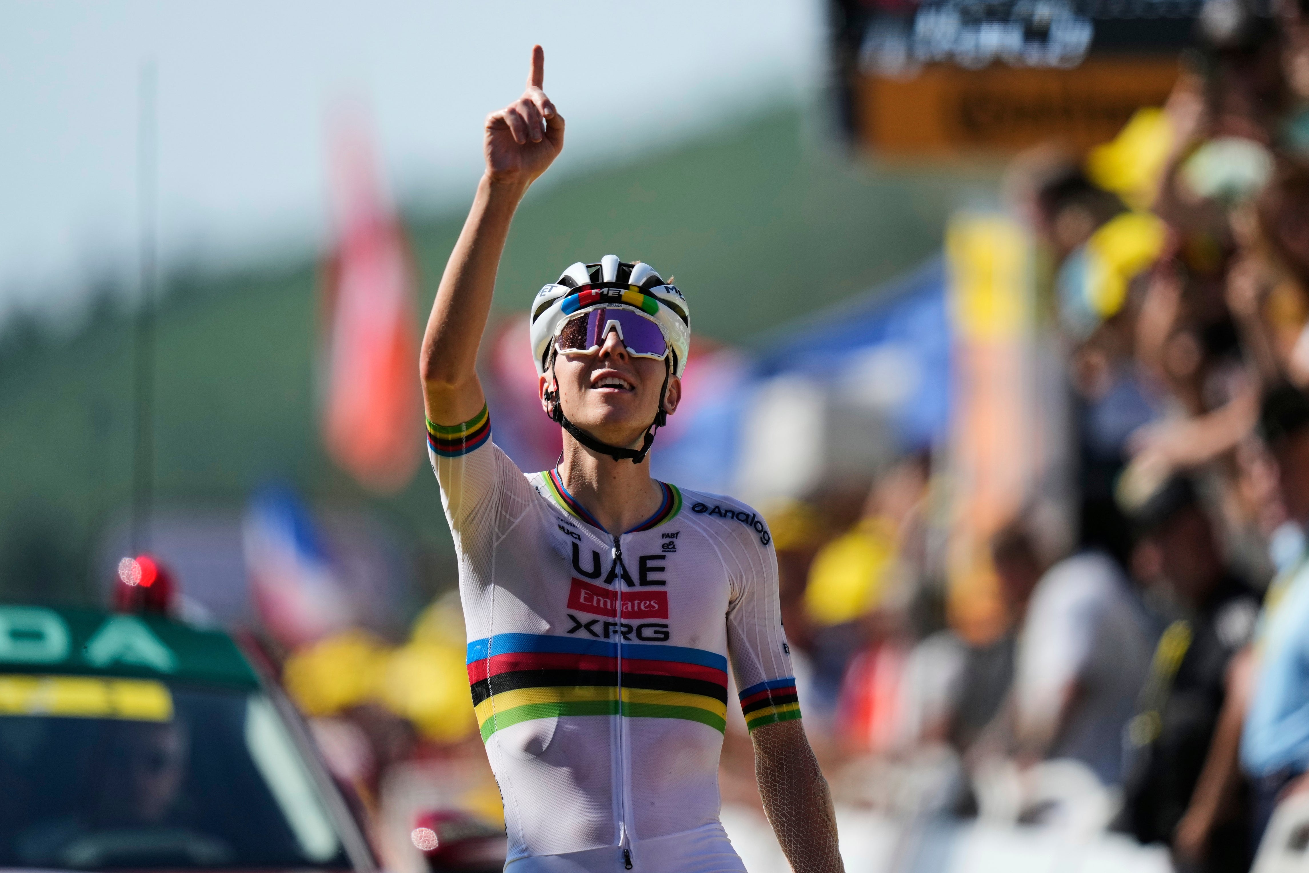 Pogacar dedicated his win on stage 12 to Samuele Privitera