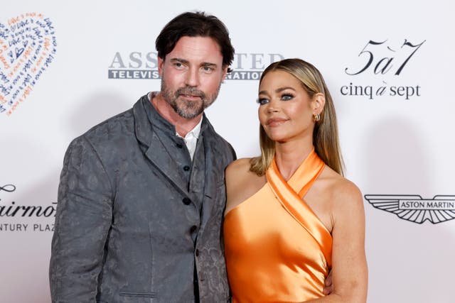 <p>Aaron Phypers filed for divorce from Denise Richards earlier this month after six years of marriage</p>