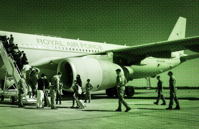 <p>Some 16,000 Afghans were brought to the UK in secret evacuations after the data breach</p>