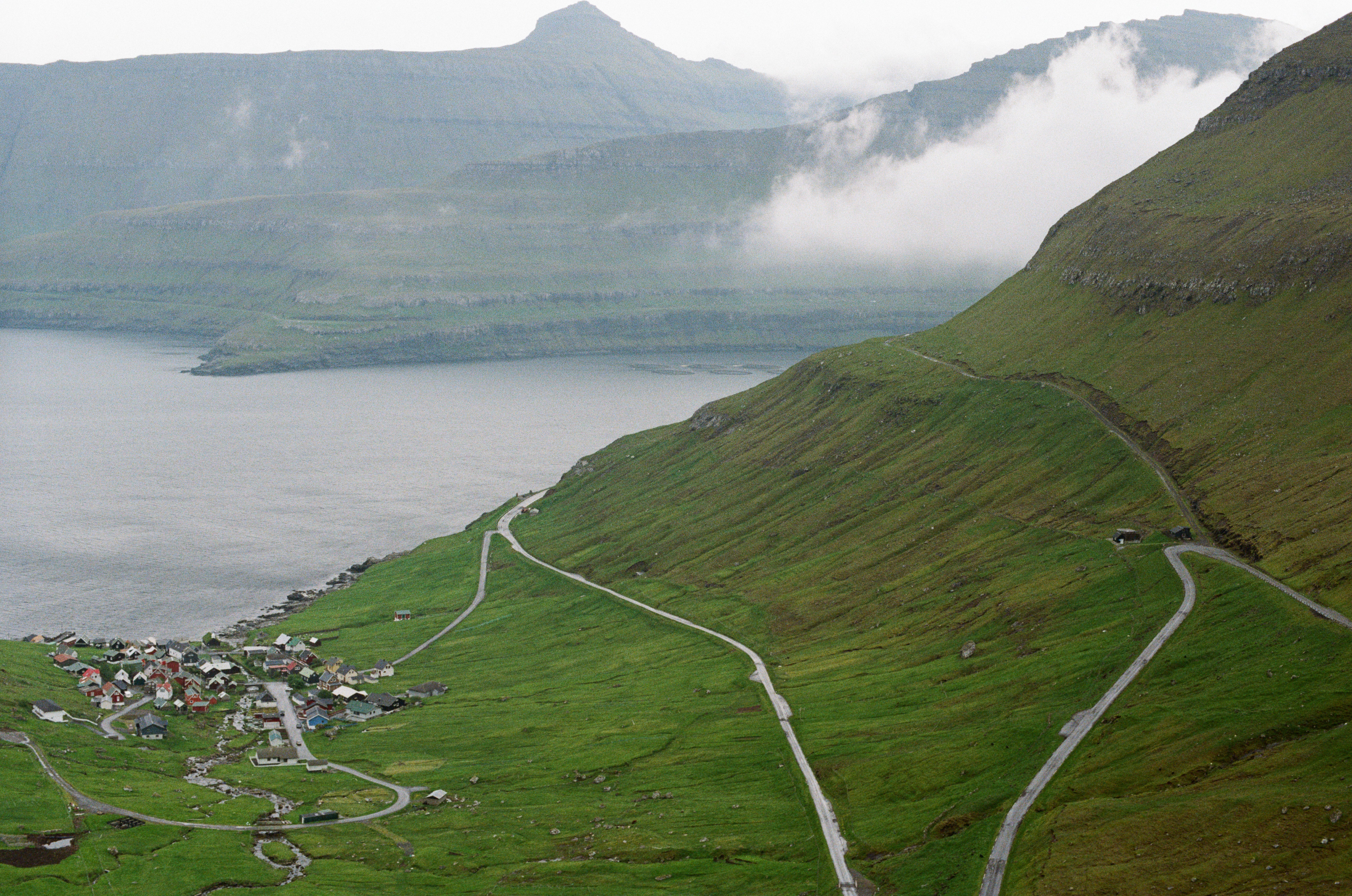 <p>One of many small villages on The Faroe Islands </p>