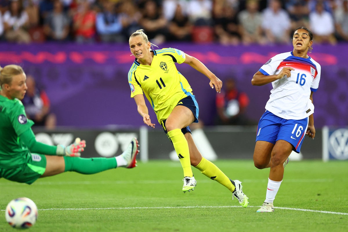 England v Sweden live: Sweden score two quick goals in nightmare start for Lionesses in Women’s Euro 2025 quarter-final