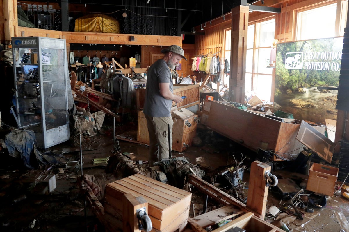 Severe weather in tropical storm's wake triggers North Carolina state of emergency