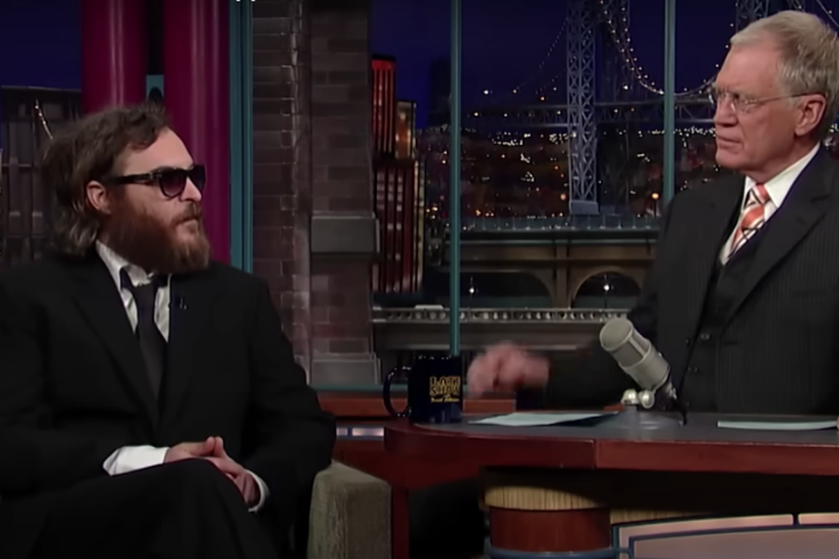 Joaquin Phoenix apologises for ‘horrible’ David Letterman interview: ‘I’ll never do it again’