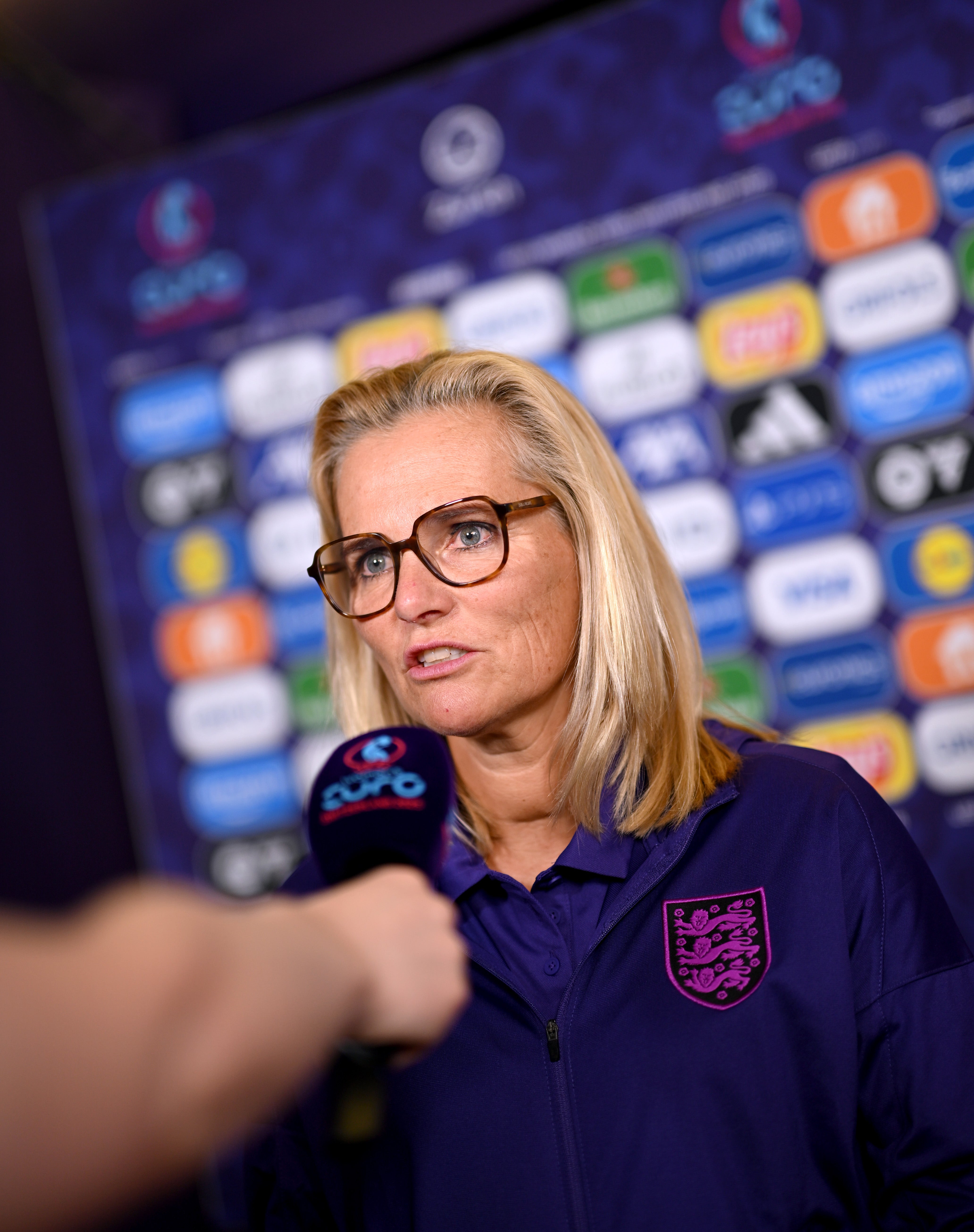 Sarina Wiegman is demanding England deliver in their quarter-final with Sweden