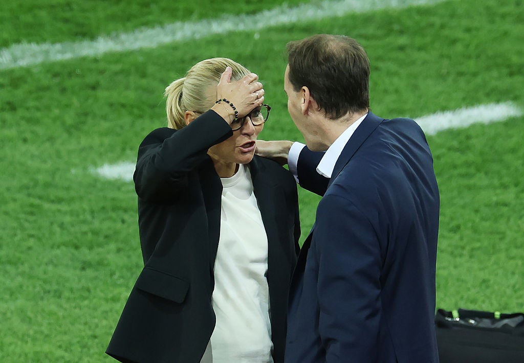 Sarina Wiegman said she had not been involved in a more chaotic match