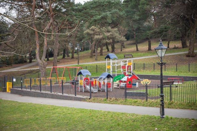 Childrens’ play area in Alexandra Park, Poole (National Trust Images/ James Dobson/PA)