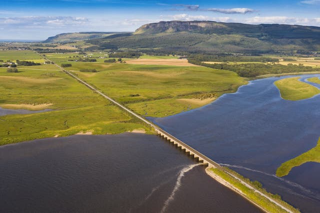 The planned site of the new championship links course at Bellarena (Galgorm Collection/PA)