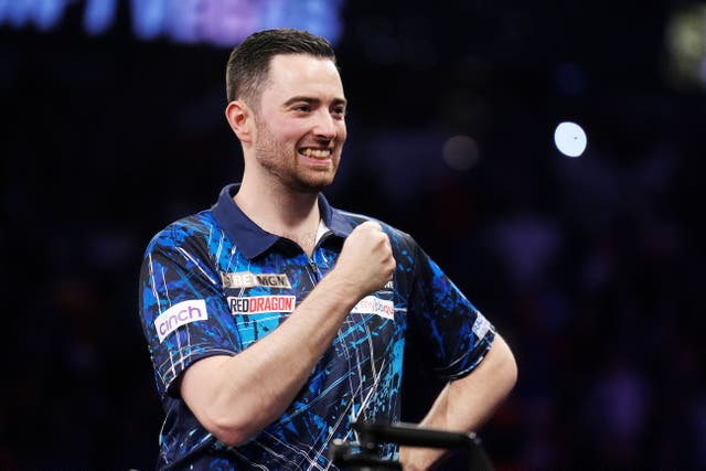 Luke Humphries won the World Matchplay in Blackpool last year (John Walton/PA)