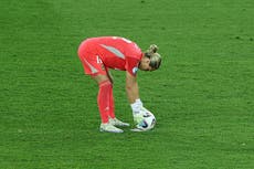 Why did goalkeeper Jennifer Falk take Sweden’s fifth penalty against England?