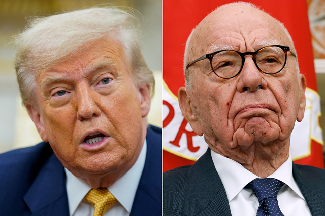 <p>Donald Trump has repeatedly threatened to sue Rupert Murdoch following The Wall Street Journal’s publication of a birthday card it claims the president wrote to Jeffrey Epstein in 2003</p>
