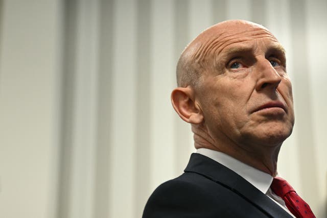 <p>John Healey will call for a ‘50-day drive’ to arm Ukraine</p>