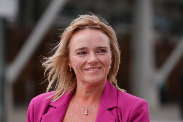 Sandie Peggie was suspended following the incident (Andrew Milligan/PA)