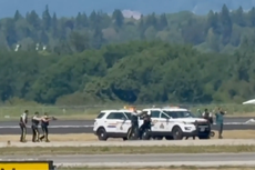 Man hijacks plane, scrambling fighter jets in act ‘constituting terrorism’, police say