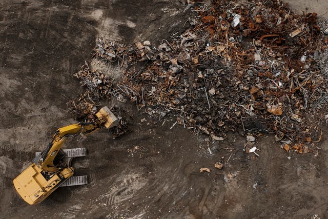 Climate California Wildfires Recycling