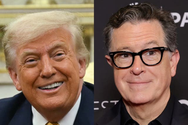 <p>Donald Trump has gloated over the cancellation of 'The Late Show with Stephen Colbert' by CBS</p>