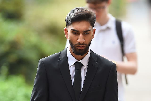 Mohammed Fahir Amaaz arriving at Liverpool Crown Court (Peter Powell/PA)