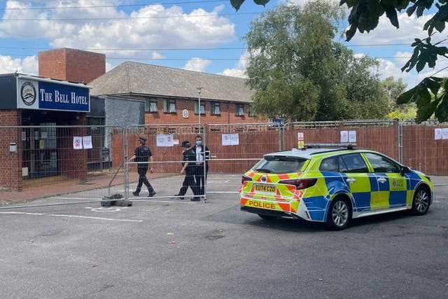 <p>The Bell Hotel in Epping, Essex</p>