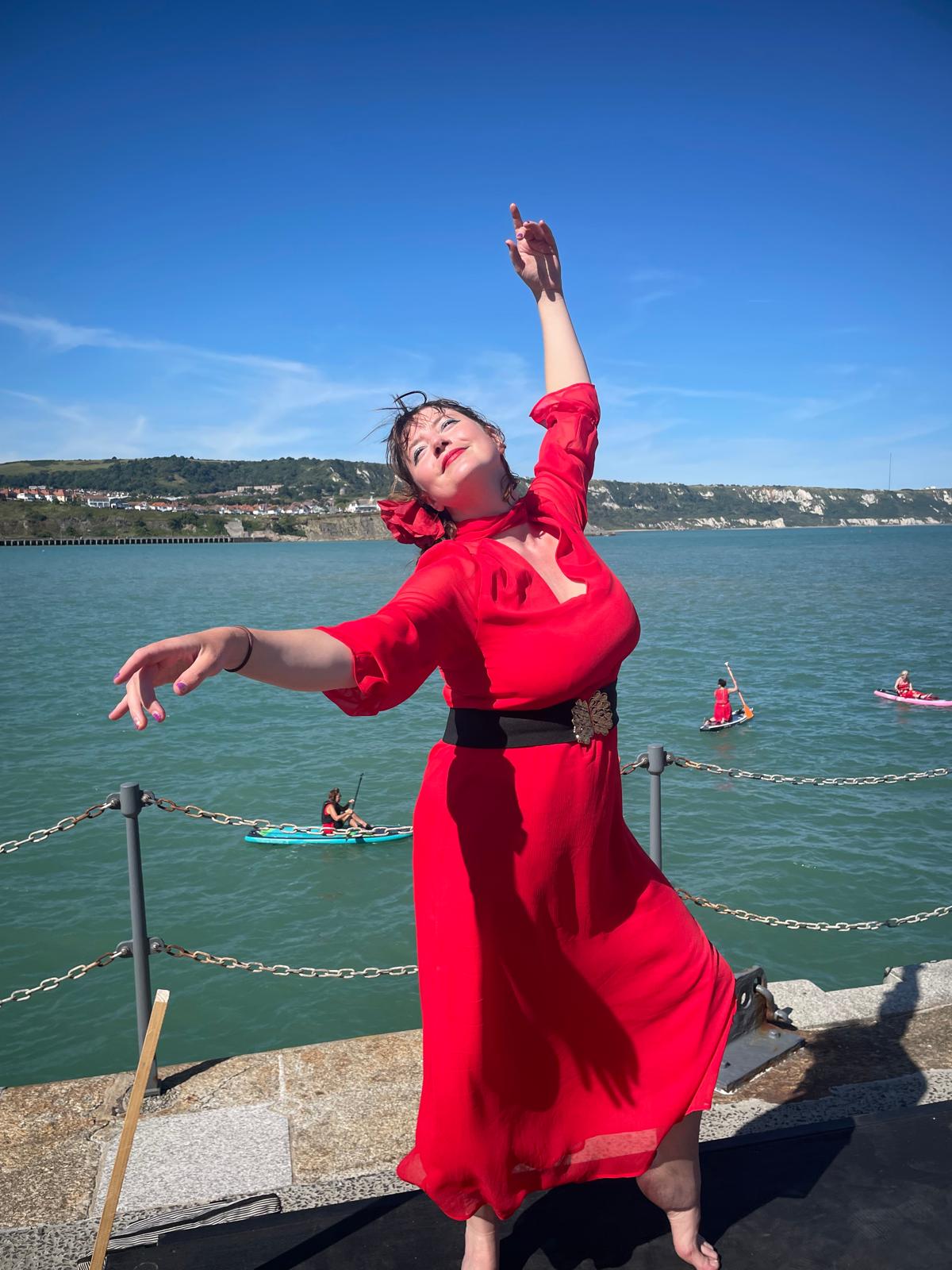 Helen channels her inner Kate Bush