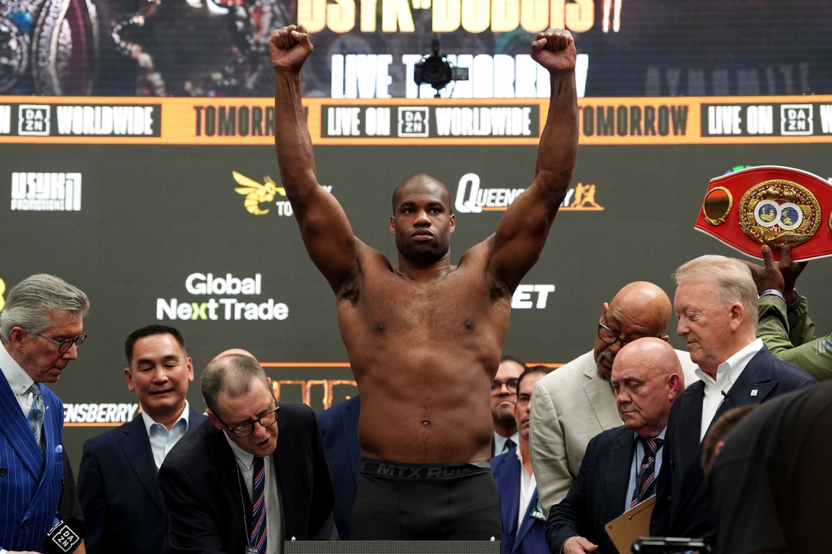 Daniel Dubois believes beating Oleksandr Usyk would put him among greats