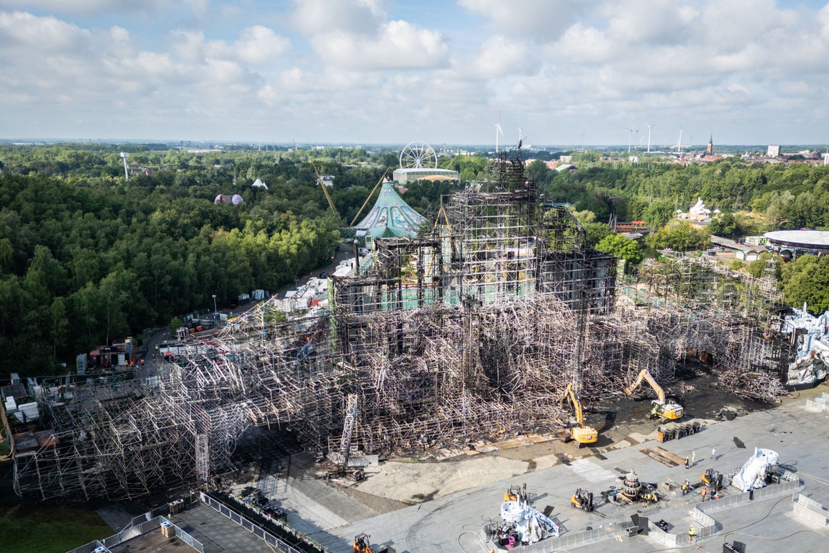 Tomorrowland organisers race to build new stage ahead of opening after fire