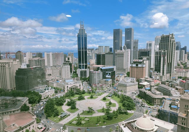 <p>The city of Dalian in China’s northeast</p>