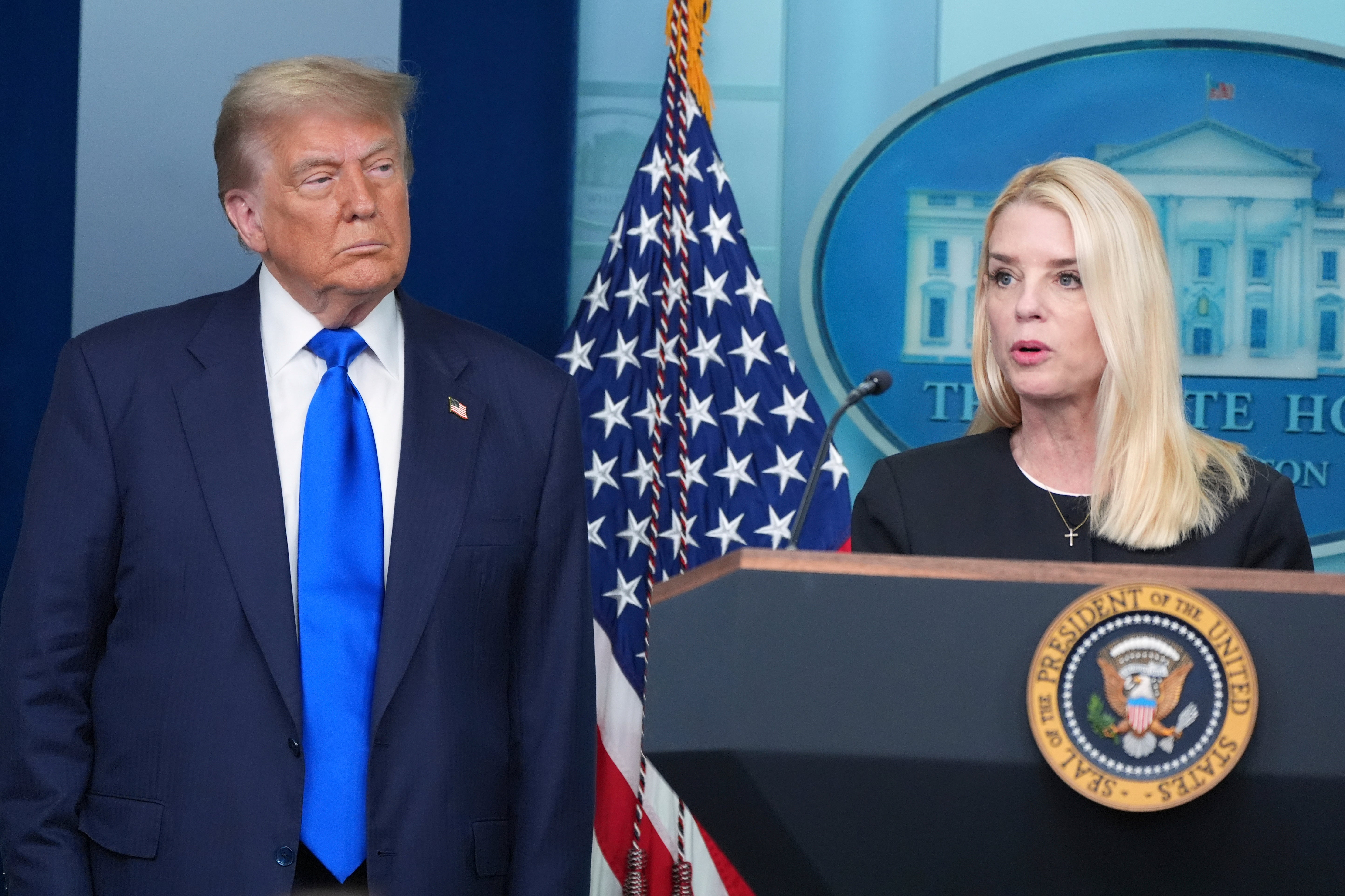 Before joining the Trump administration Bondi, who represented Trump during his first impeachment proceedings in 2019, served as Florida’s first female attorney general.