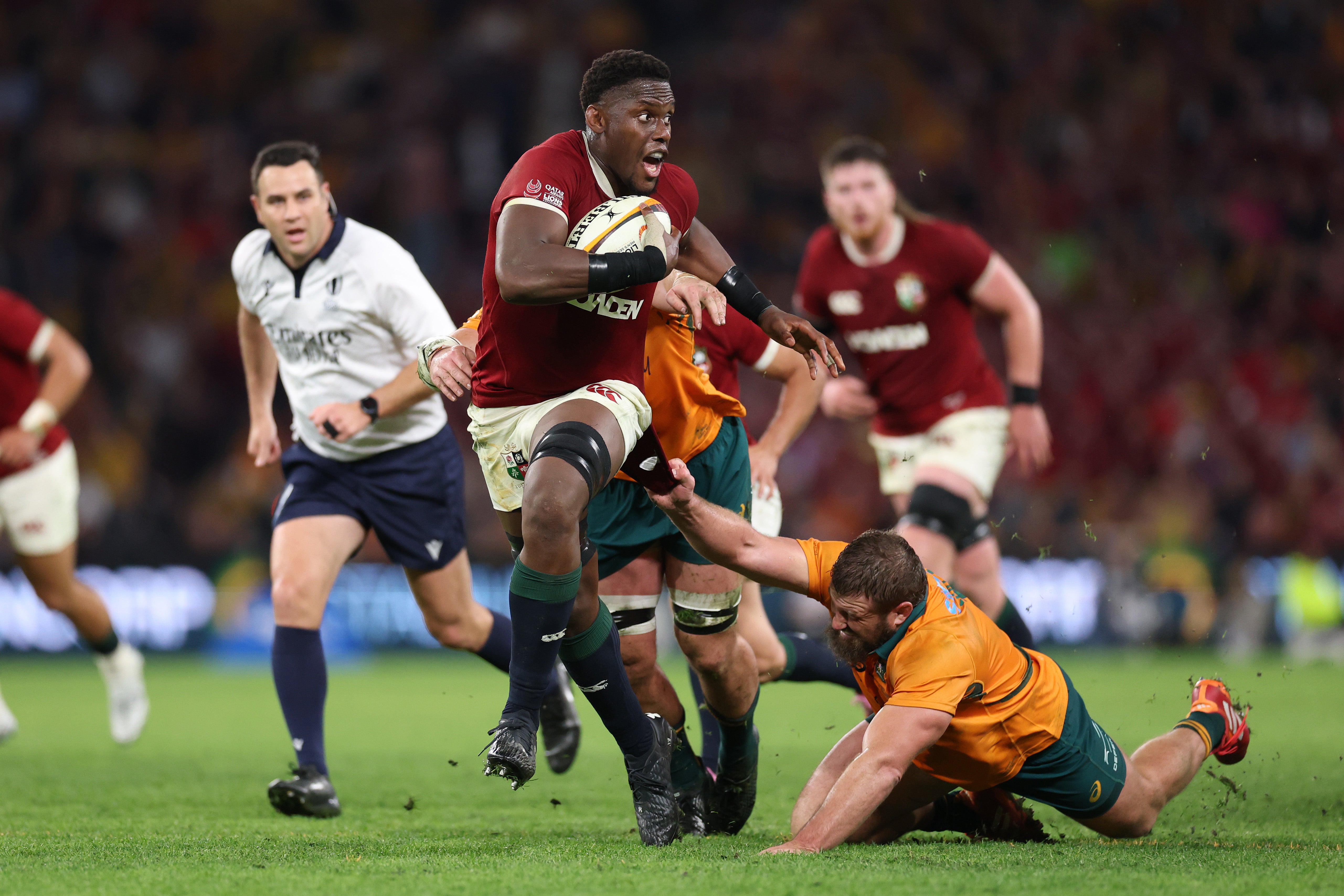 The Lions overpowered Australia in a dominant first half