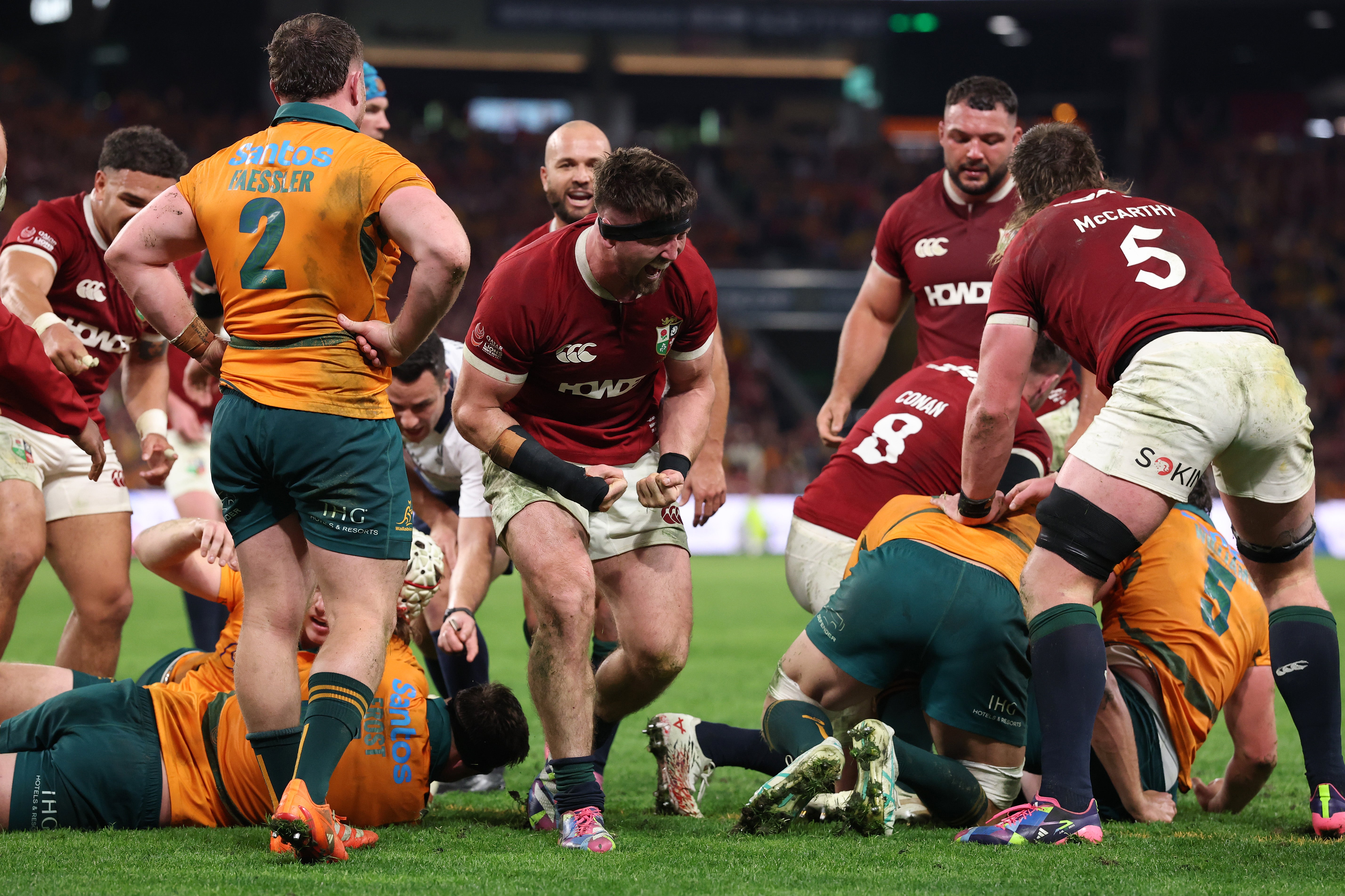 Tom Curry was outstanding for the British and Irish Lions