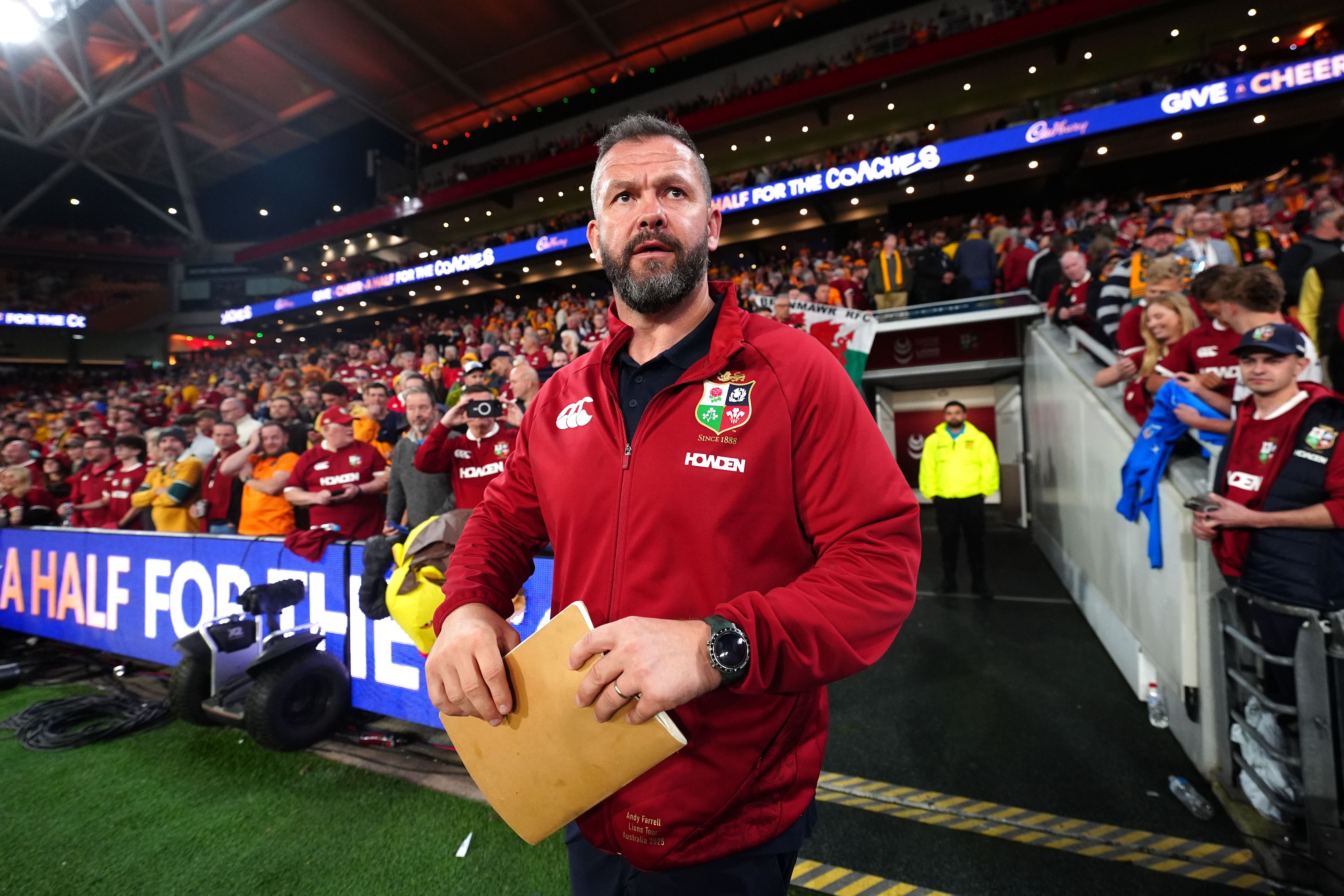 Andy Farrell was content with his side’s showing at full time