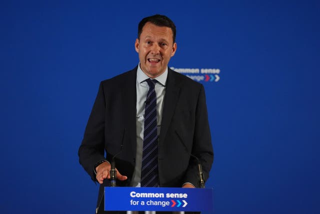The Scottish Tory leader spoke on Saturday (Andrew Milligan/PA)