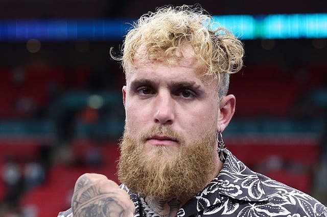 <p>Jake Paul at Wembley Stadium for Oleksandr Usyk vs Daniel Dubois 2</p>