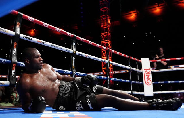 <p>Daniel Dubois was beaten in the fifth round (Bradley Collyer/PA)</p>