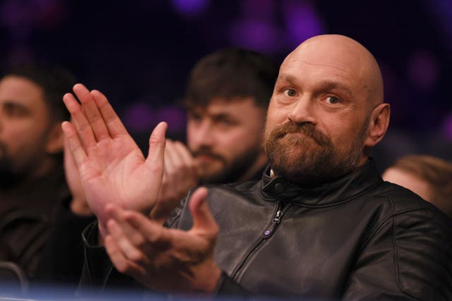 Tyson Fury wants to fight Oleksandr Usyk for a third time (Richard Sellers/PA)