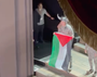 Royal Opera House performer unfurls Palestine flag on stage
