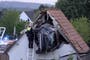 Car becomes stuck in roof after striking boy, 7, in crash