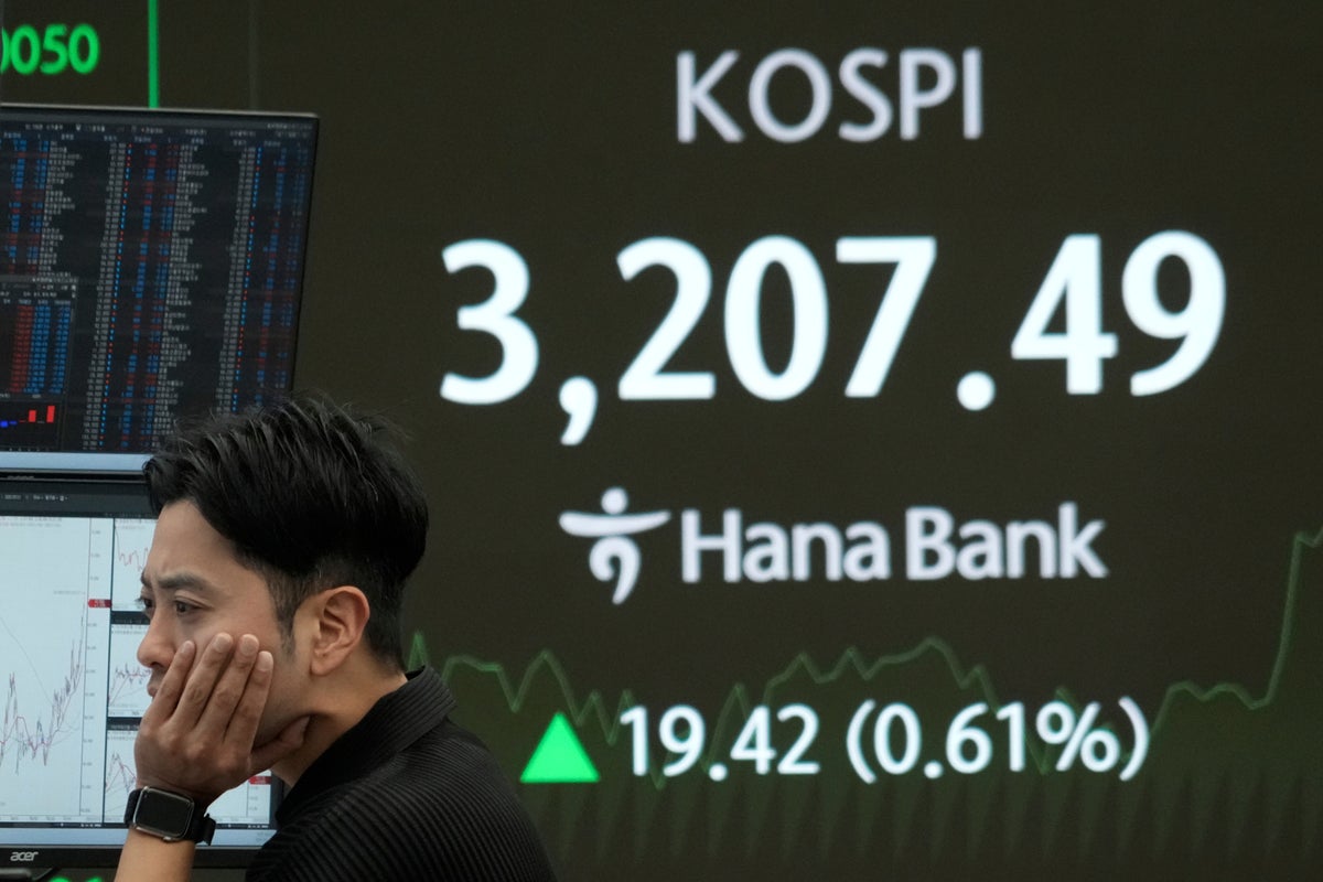 Asian shares are mixed after Wall Street logs a 3rd straight winning week