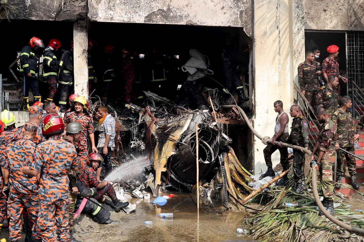 National day of mourning declared in Bangladesh after deadly fighter jet crash