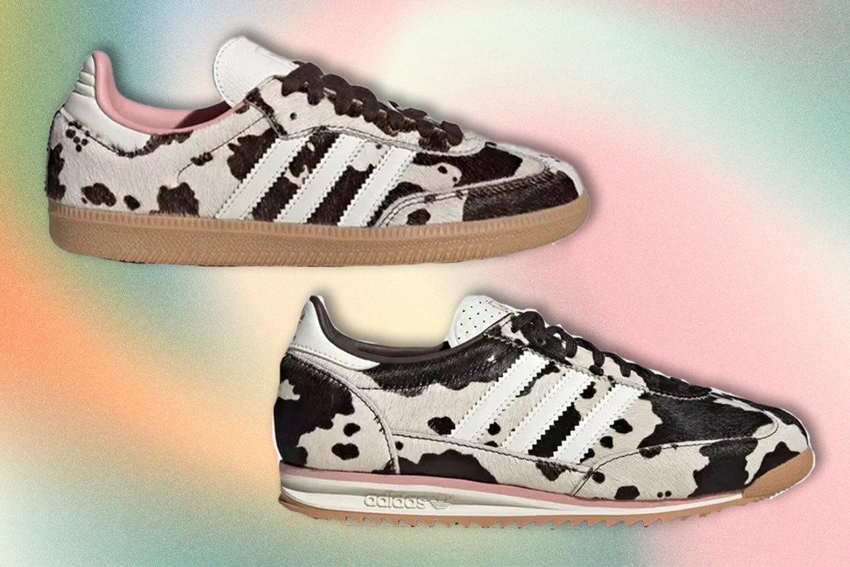 Adidas s Sell out Cow Print Sambas Are Back Be Quick The Independent Adidas s sell out cow print sambas are back be quick the independent