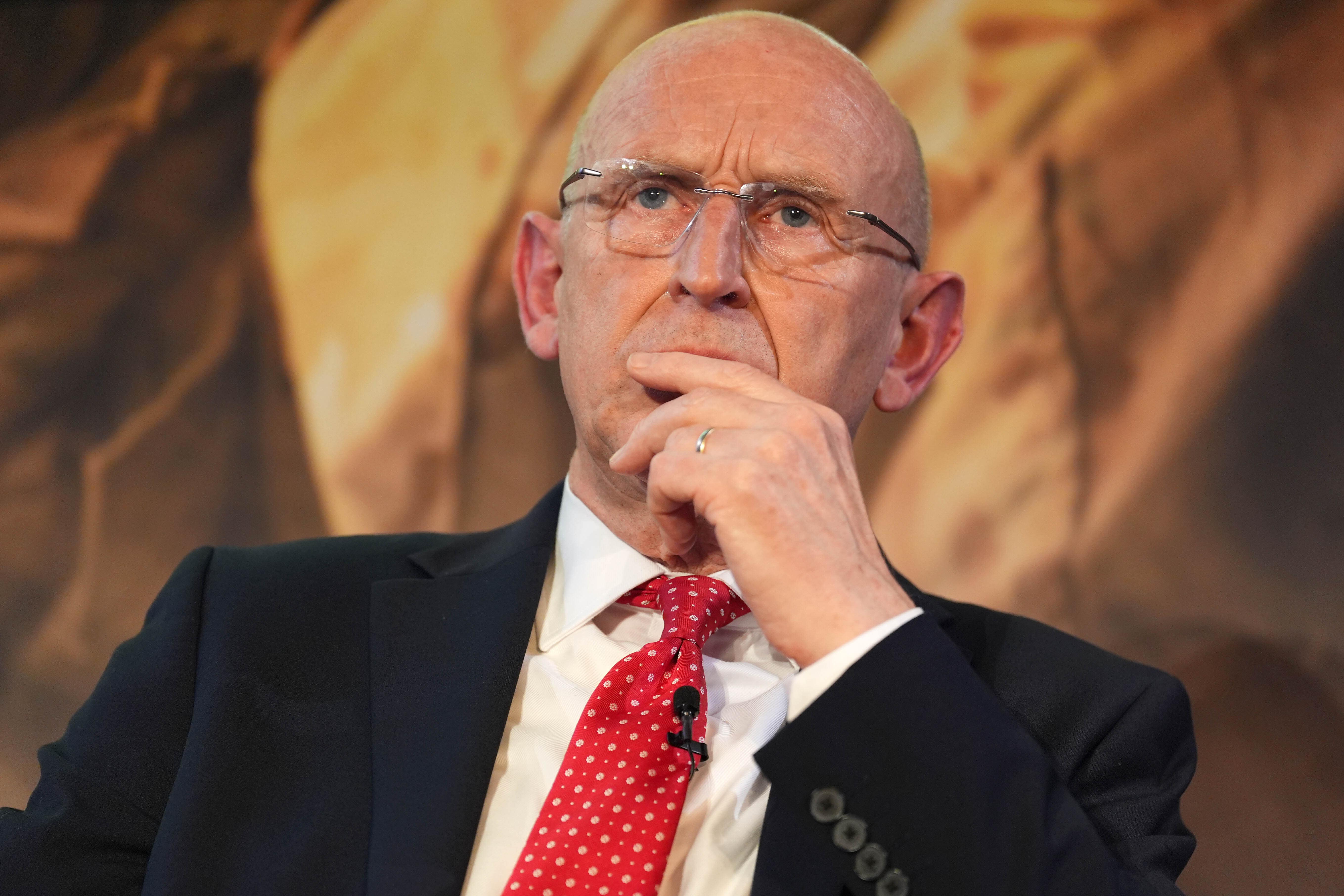 Defence Secretary John Healey chaired a meeting of the Ukraine Defence Contact Group (Lucy North/PA)