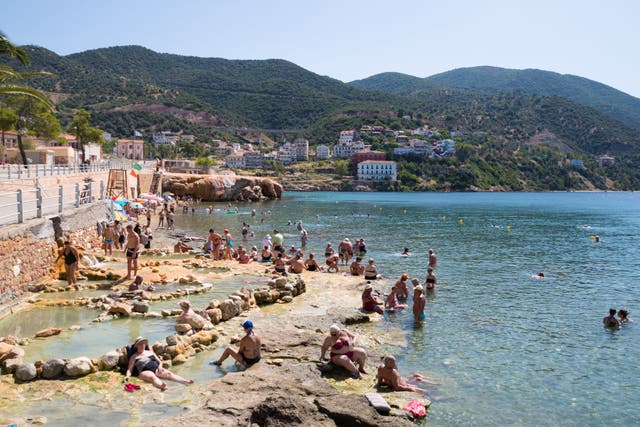 <p>North Evia in Greece is known for its thermal hot springs, said to be curing </p>