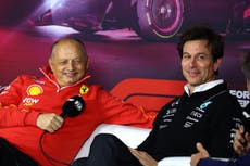 Ferrari F1 boss Fred Vasseur receives backing of Toto Wolff: ‘Leave him space’