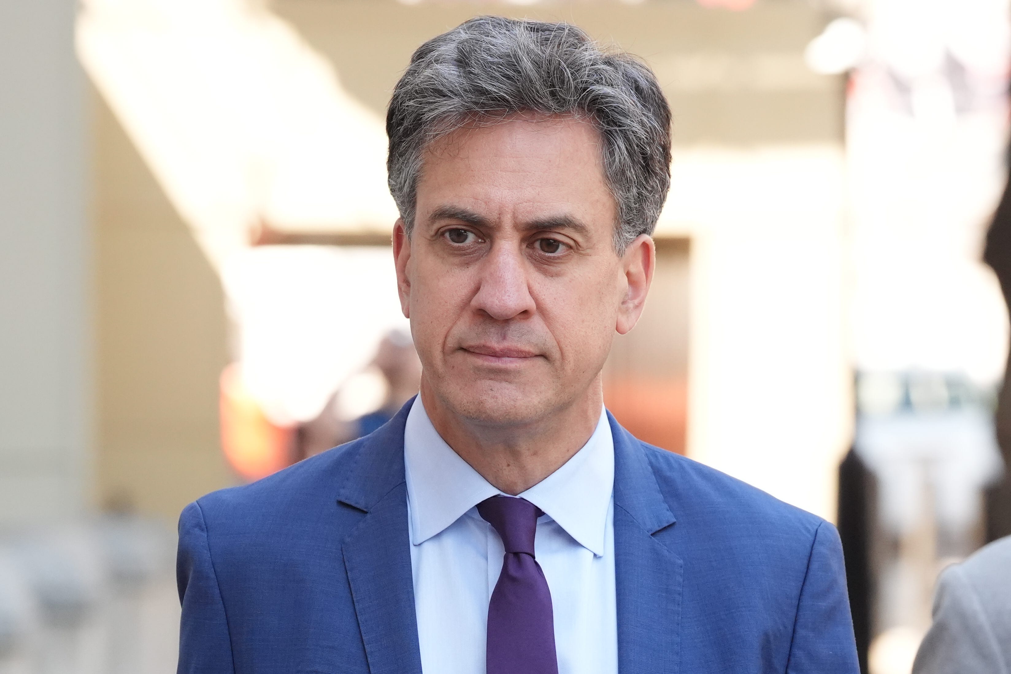 Energy Secretary Ed Miliband criticised Reform UK’s Nigel Farage and Richard Tice (Jonathan Brady/PA)