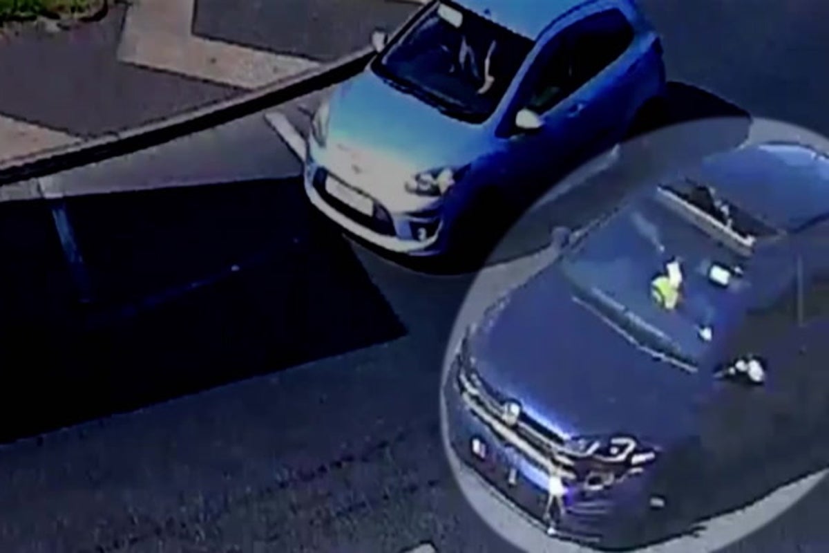 CCTV shows Cain Byrne inhaling nitrous oxide while driving before and after fatal crash