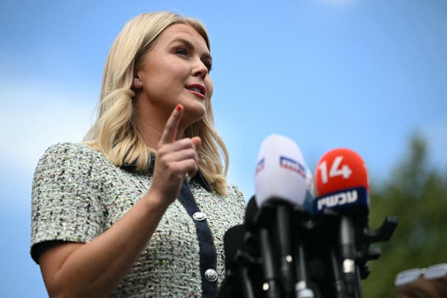 <p>White House press secretary Karoline Leavitt says reporters for The Wall Street Journal will not be allowed to join an upcoming press pool due to what she called ‘fake and defamatory conduct’ from the newspaper</p>